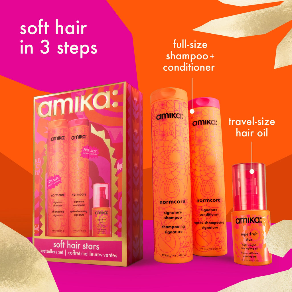 What's included in the amika Soft Hair Stars set