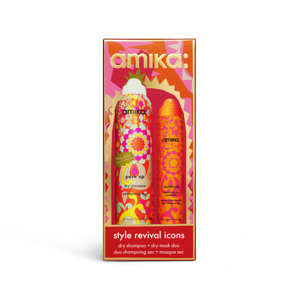 amika Style Revival Icons gift set in its holiday box