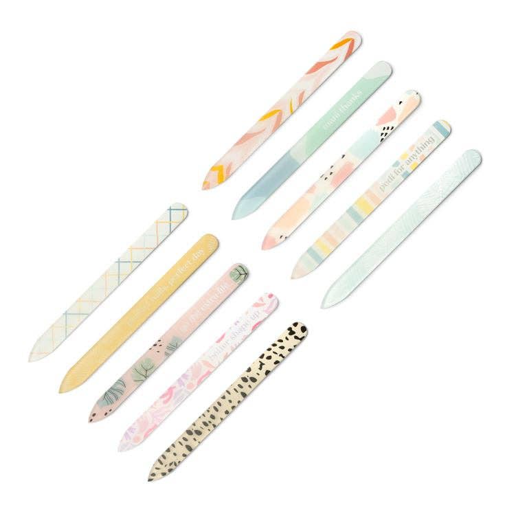 Lemon Lavender Better Shape Up Glass Nail Files
