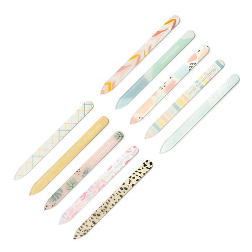 Lemon Lavender Better Shape Up Glass Nail Files
