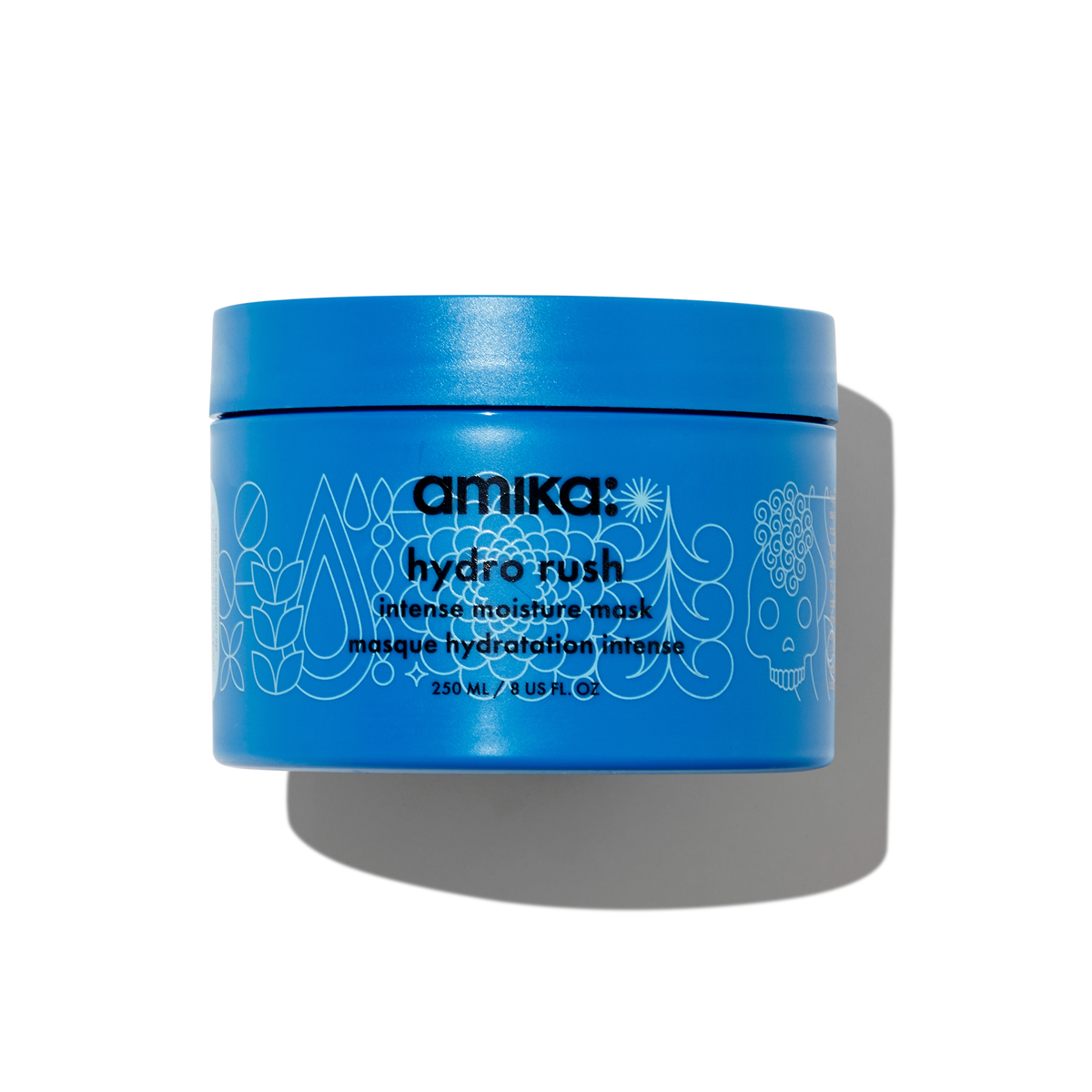 amika Hydro Rush Intense Moisture Mask 250ml jar