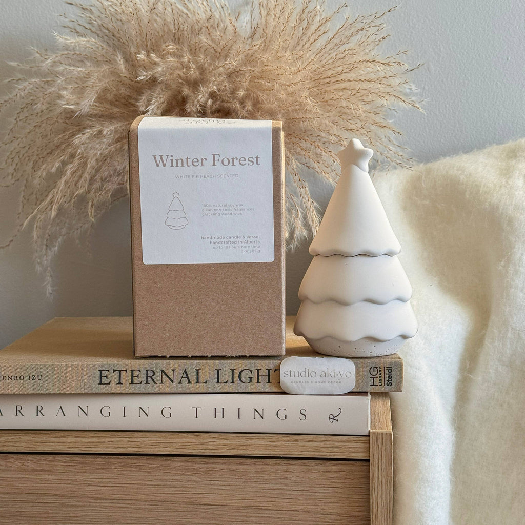 Studio Akiyo Winter Forest Tree Soy Candle product detail