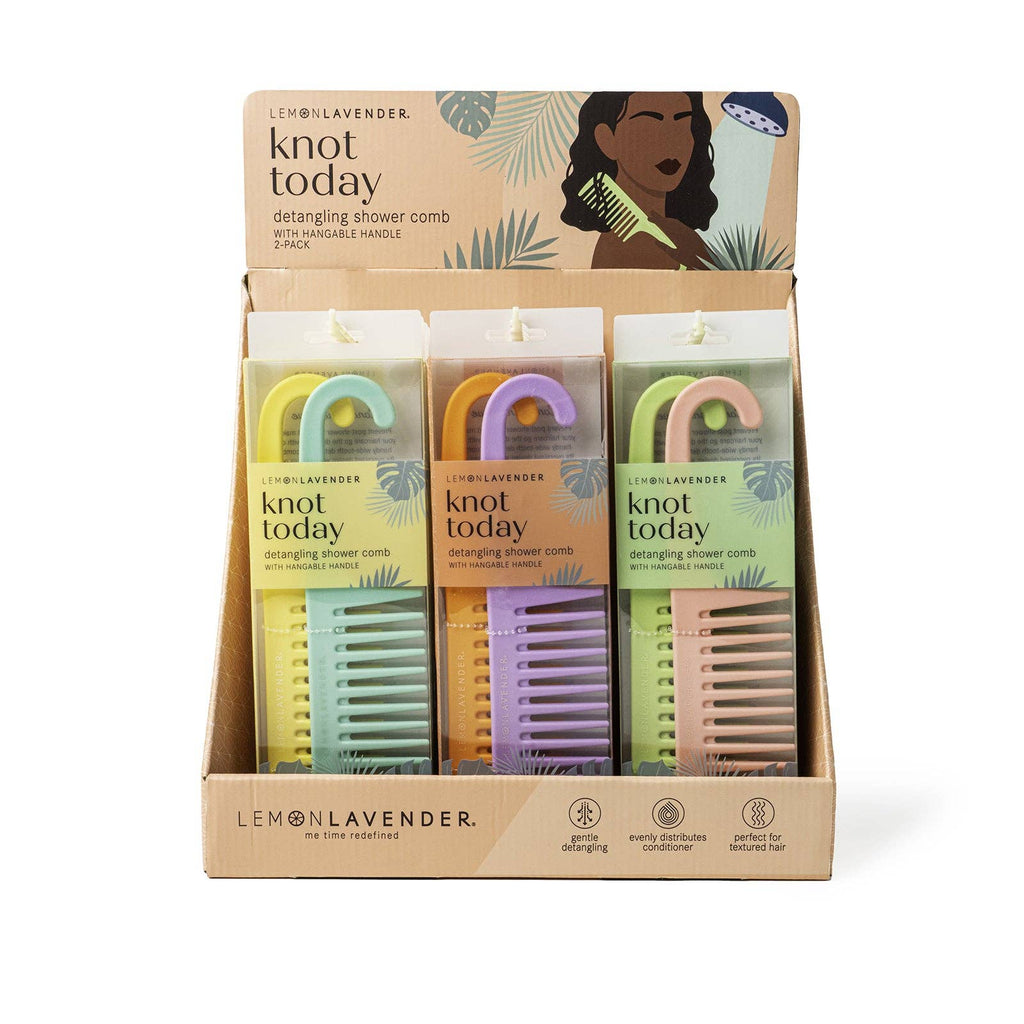Lemon Lavender Knot Today Detangling Shower Comb product detail