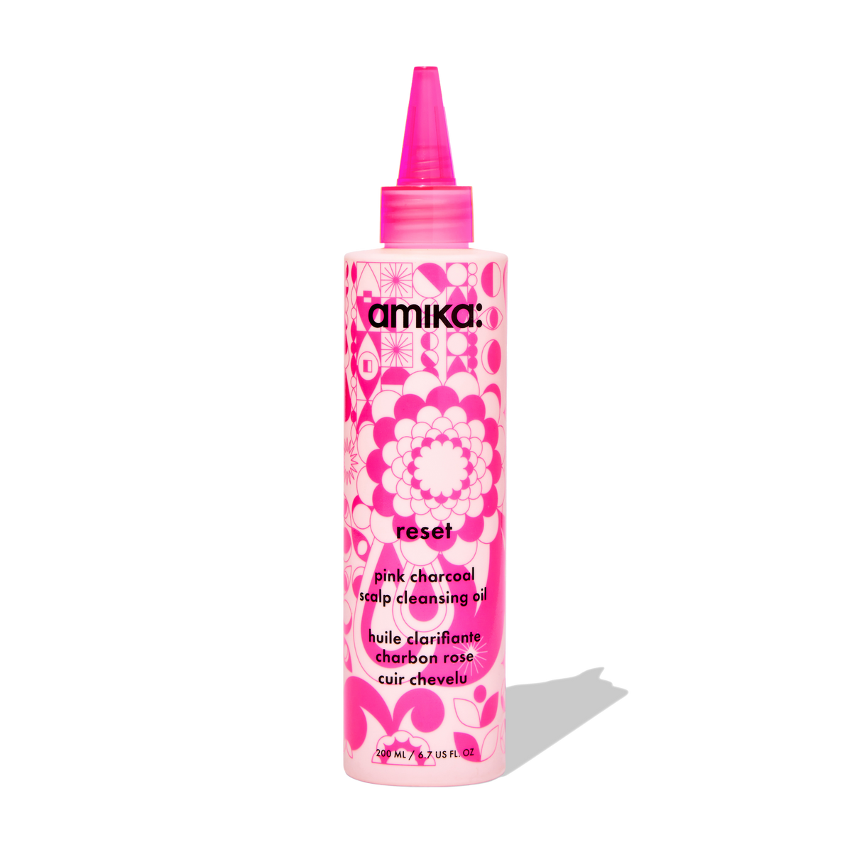 amika Reset Pink Charcoal Scalp Cleansing Oil