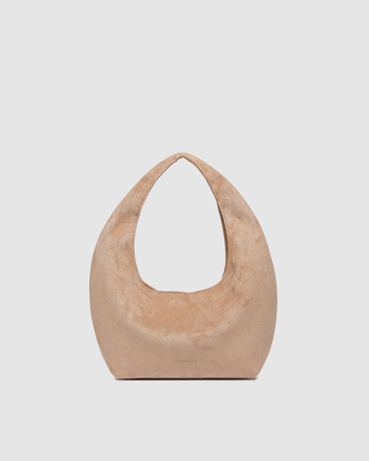 Louenhide Mini Monaco Shoulder Bag in Suede Blonde