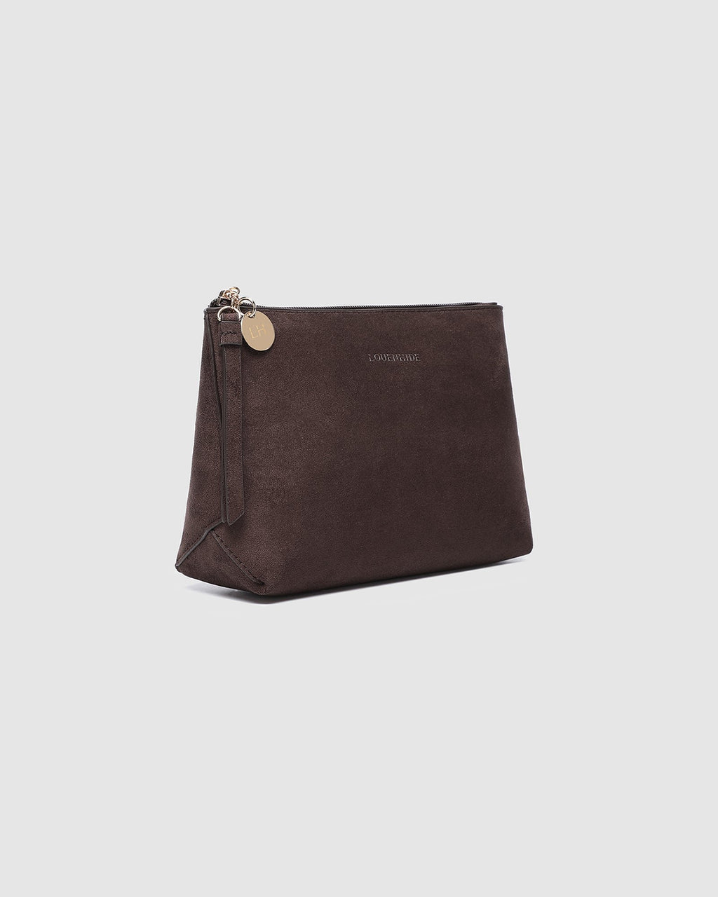 Louenhide Everyday Suede Pouch in Chocolate