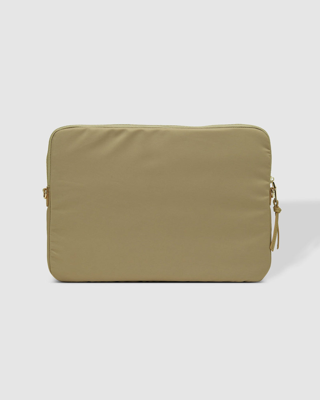 Louenhide Lina Nylon Laptop Sleeve in Beige
