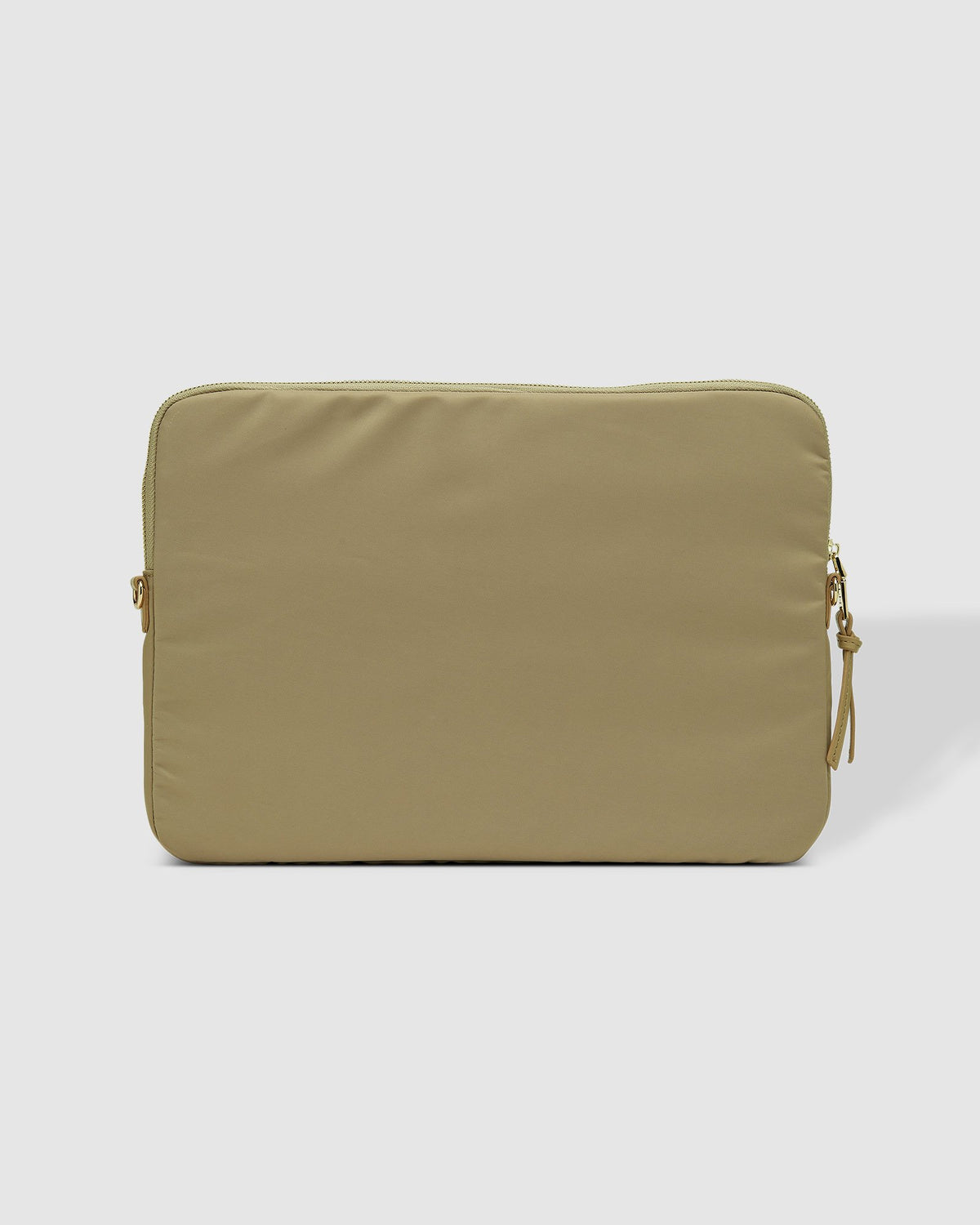 Louenhide Lina Nylon Laptop Sleeve in Beige