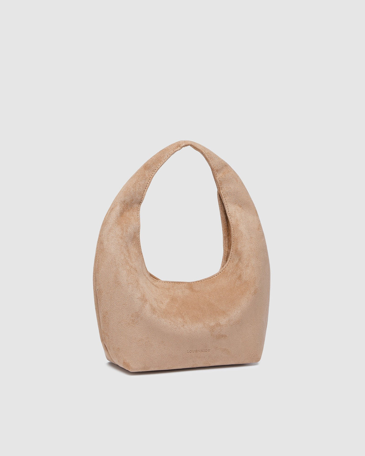 Louenhide Mini Monaco Shoulder Bag in Suede Blonde