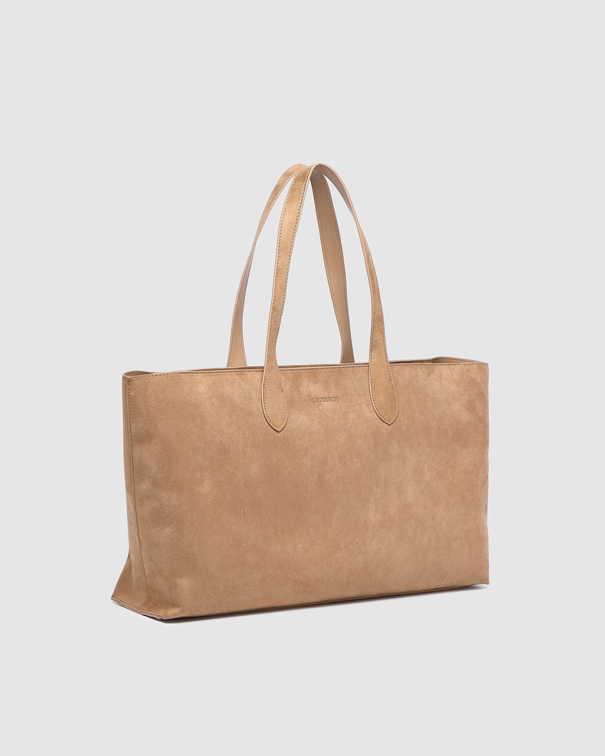 Louenhide Elke Tote Bag in Suede Honey