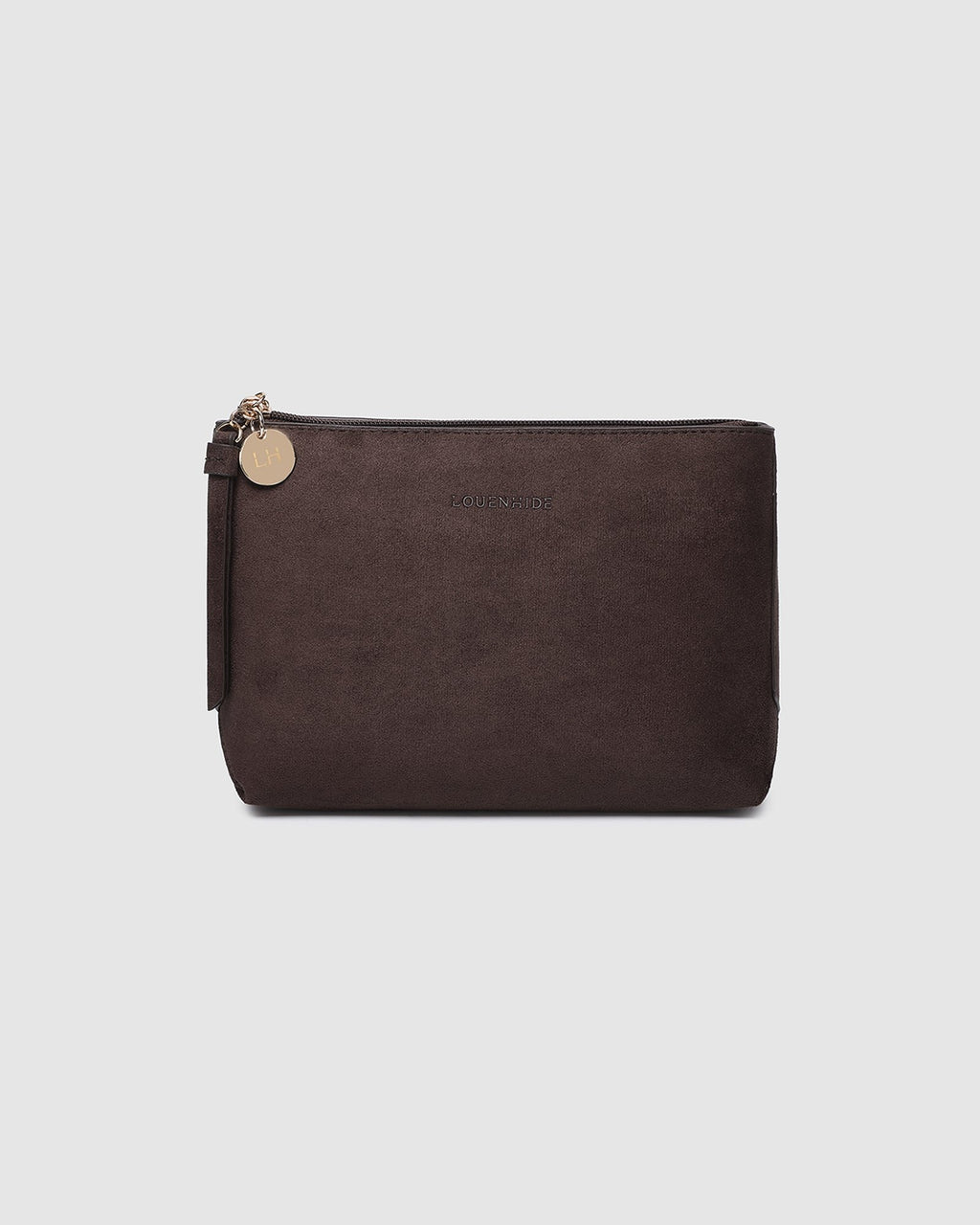 Louenhide Everyday Suede Pouch in Chocolate