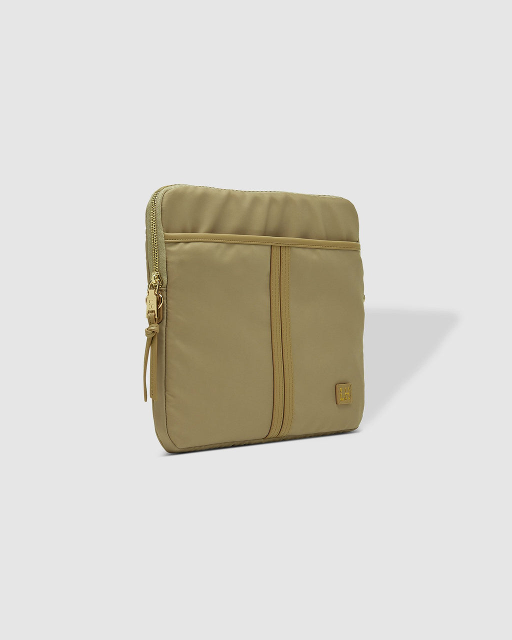 Louenhide Lina Nylon Laptop Sleeve in Beige