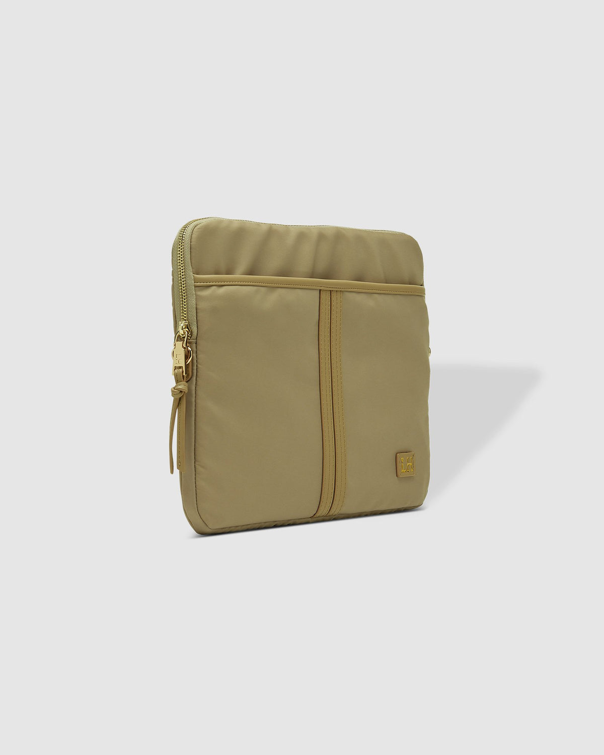 Louenhide Lina Nylon Laptop Sleeve in Beige