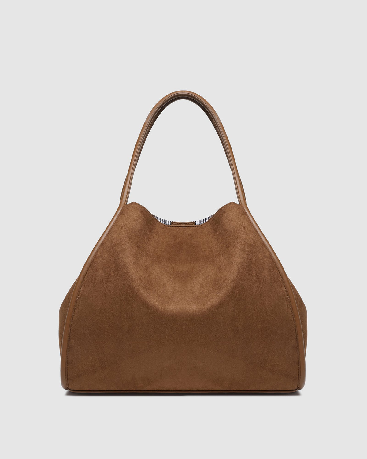 Louenhide Sutton Shoulder Bag in Suede Tan