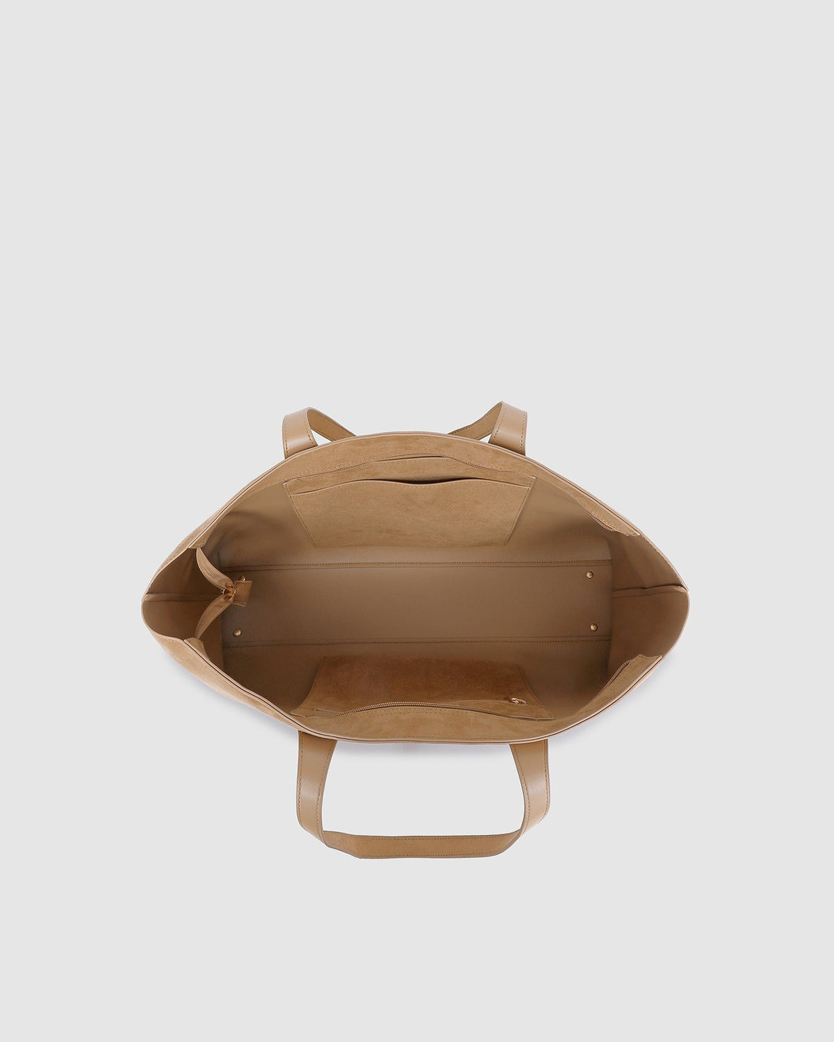 Louenhide Elke Tote Bag in Suede Honey