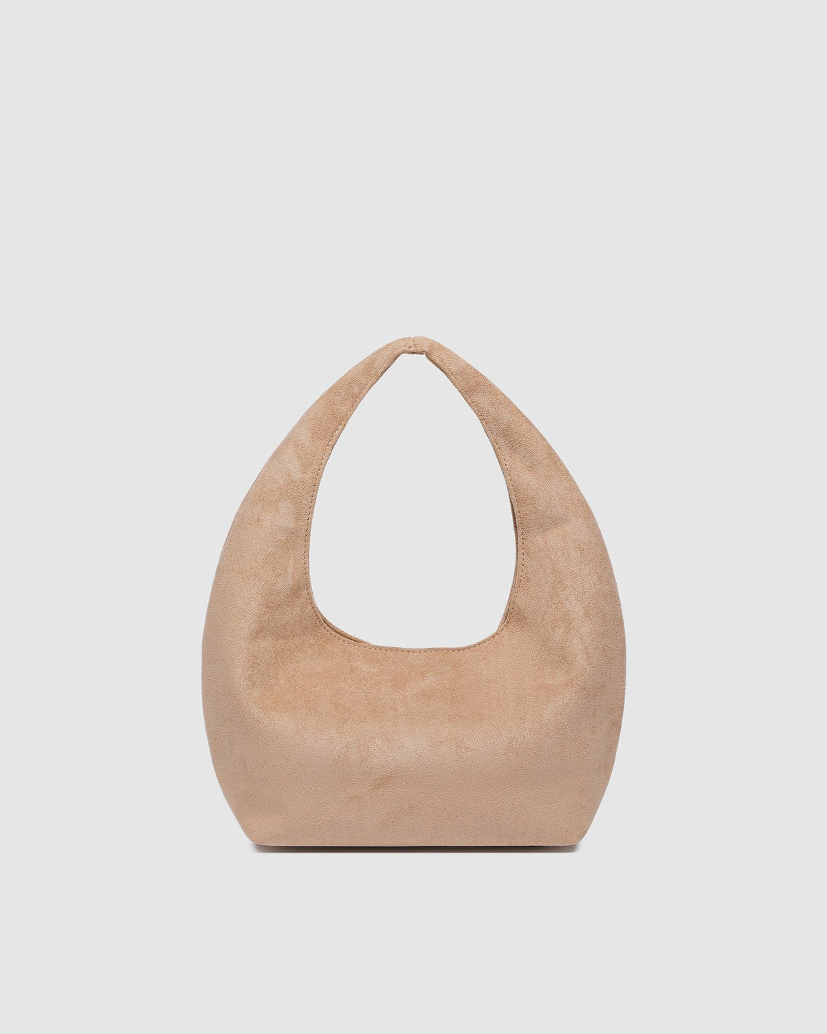 Louenhide Mini Monaco Shoulder Bag in Suede Blonde