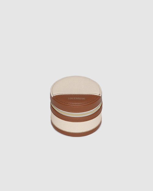 Louenhide Loz Jewelry Box in Canvas Tan