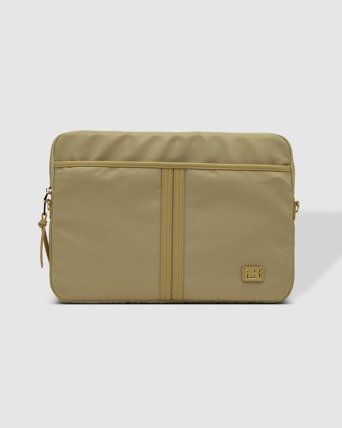 Louenhide Lina Nylon Laptop Sleeve in Beige